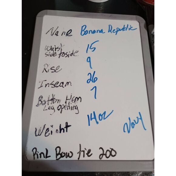 Banana Republic Pants Men's 29 Navy‎ Wool Read measurements - Picture 8 of 8